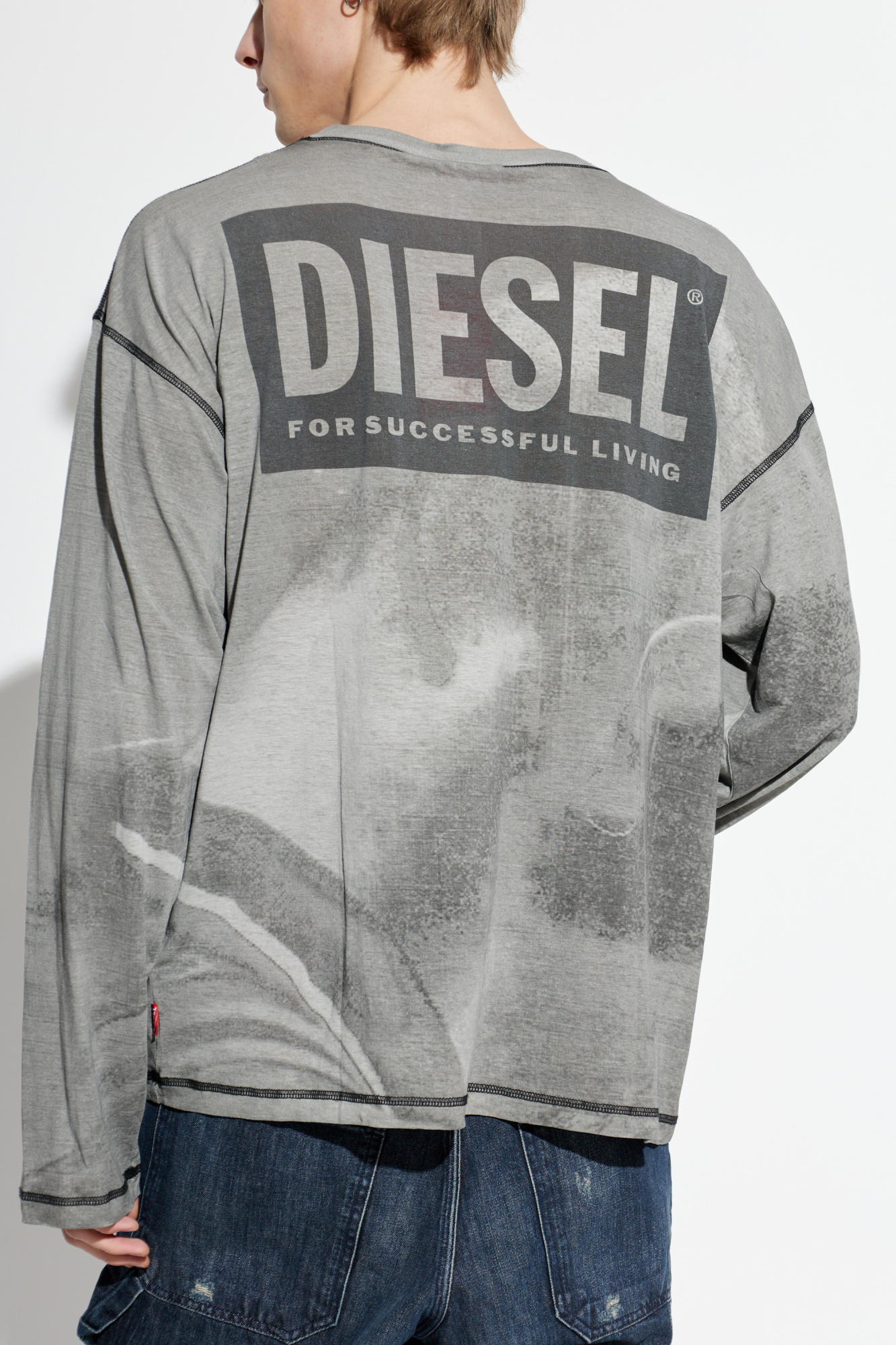 Diesel Long-sleeve T-shirt 'T-BOXT-LS-NC-V1' | Men's | Vitkac